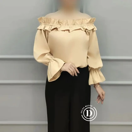 شومیز نیلای 3011