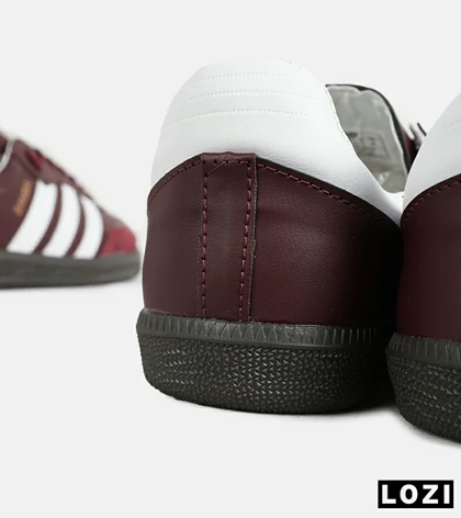 کفش کتانی مردانه و زنانه سامبا زرشکی ADIDAS Samba مدل 6272