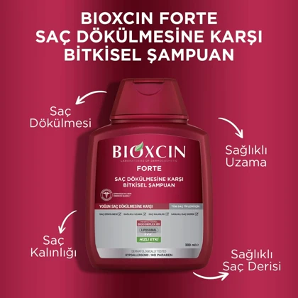 شامپو بیوکسین قرمز ضد ریزش فورت Fort مناسب برای تمامی موها حجم 300 میل