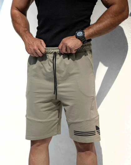 شلوارک بگ ورزشی ADIDAS سبز لجنی