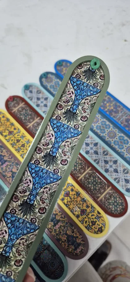 جاعودی قلمی چوبی طرحدار