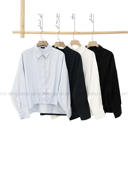 شومیز جلو کش سیلک کد1005596