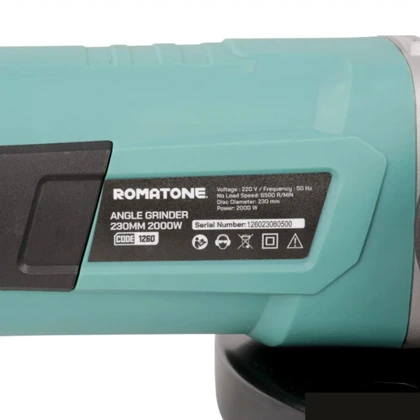 فرز سنگبری 2000 وات روماتون ROMATONE مدل 1260 قطر 230 میلیمتر