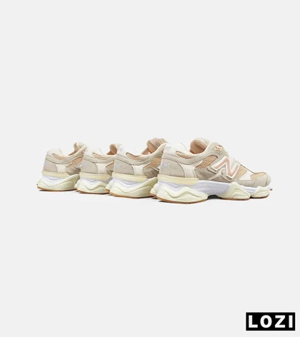 کفش کتانی زنانه طوسی گلبهی NEW BALANCE 9060