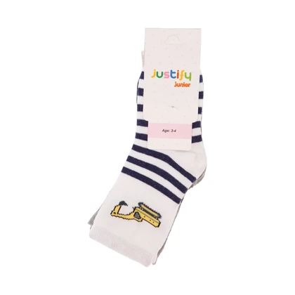 جوراب پسرانه جاستیفای مدل K0406040SO