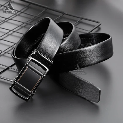 کمربند چرمی ریلی Leather Ratchet Belt BL99