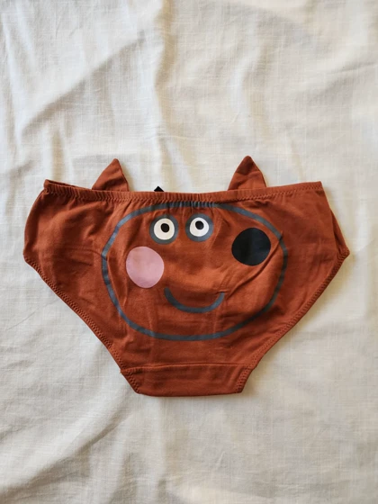 پک شورت نخی عروسکی طرح حیوانات دخترانه کد: 0018