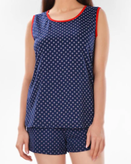 تاپ و شلوارک گل‌دار زنانه