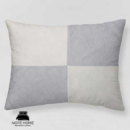 روبالشی نخ پنبه میکس راه راه و ساده