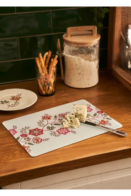 تخته برش Bella Maison مدل Grandma شیشه‌ای - چندرنگ