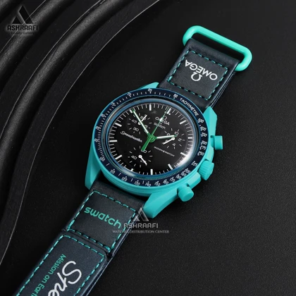 ساعت مچی امگا سواچ دست دوم Omega x Swatch Speedmaster Earth-ST