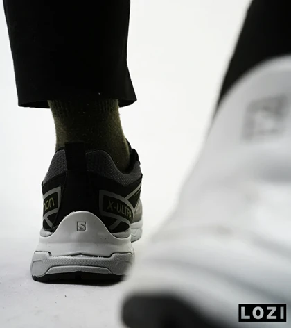 کفش کتانی مشکی طوسی سبز Salomon X ULTRA