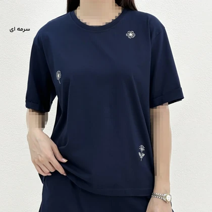 تیشرت زنانه طرح Flower | آی بولک