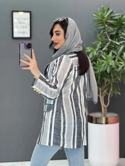 مانتو کتی راه راه تومبا