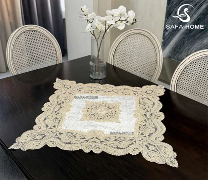 ست رومیزی قیطان طرح اشک 3 تکه