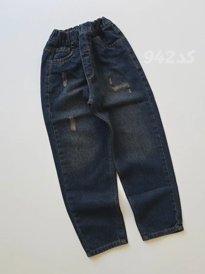 شلوار مام استایل جین سایز بزرگ (942) 8تا20سال
