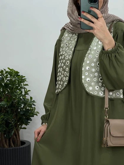 ست پیراهن و وست سوزان(ایراد دار)
