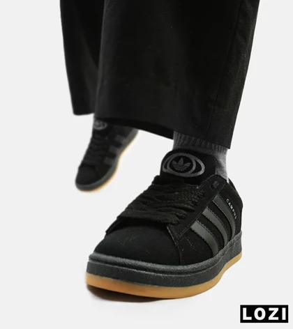 کفش کتانی مردانه مشکی زیر کرم ADIDAS Campus