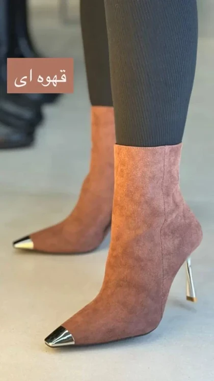 686 - نیم بوت 4گوش پاشنه خارجی 686