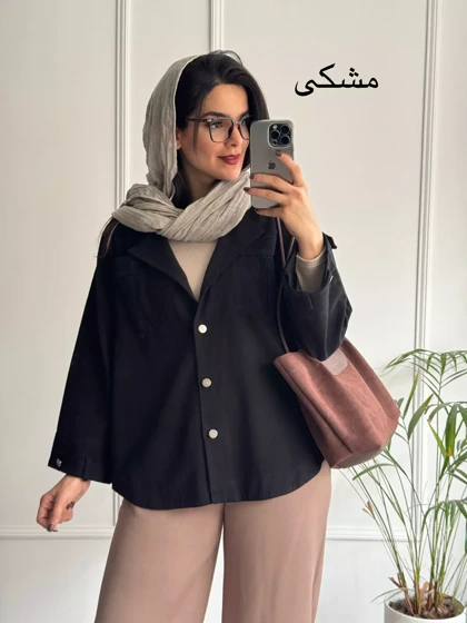 مانتو کتان جین رنگی شایلین