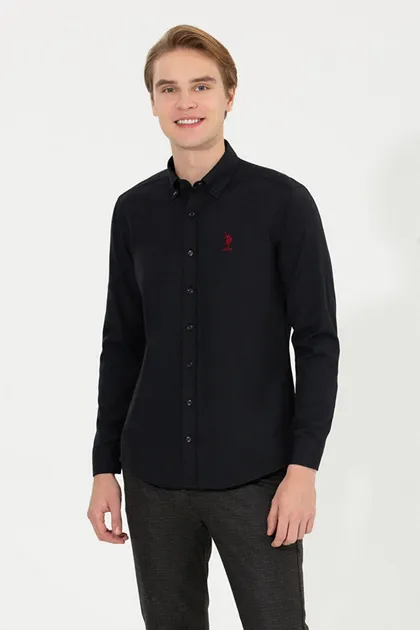 پیراهن مردانه Gox022k Us Polo Assn 1450315 مشکی 50253873-VR046