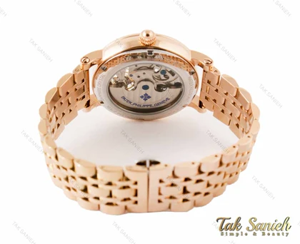 ساعت پتک فیلیپ مردانه اتوماتیک صفحه اسکلتون رزگلد Patek-3419-G