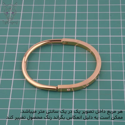 دستبند مینیمال هارد لاک نگین‌دار تیفانی