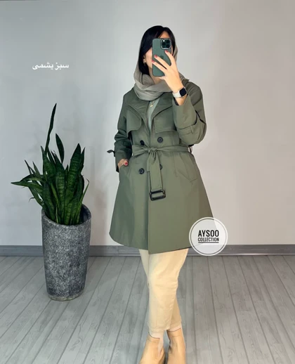 بارانی آستردار کتان زارا