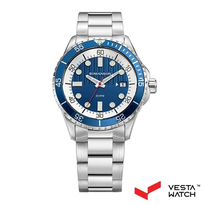 ساعت مچی مردانه رومانسون ROMANSONمدل AM4BS001MMWWAN2W-NAVY