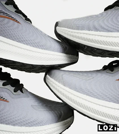 کفش کتانی طوسی Saucony Ride Review مدل 7178