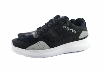 کفش اسپرت و روزمره مردانه برند اسکچرز Skechers مدل کوانتوم مشکی کد 248
