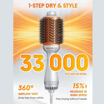 برس حرارتی حجم دهنده شیگلم SHEGLAM مدل Blowout Bliss