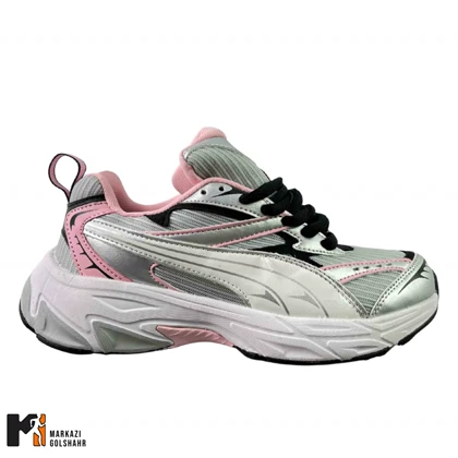 کفش ورزشی زنانه مرفیک طوسی صورتی