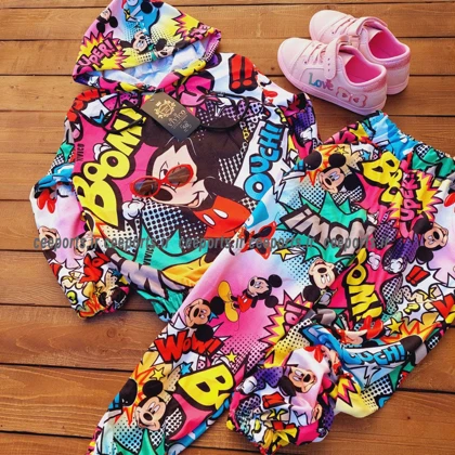 هودی شلواردخترانه میکیمخمل