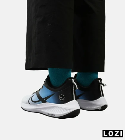 کفش کتانی مردانه سفید آبی NIKE AIR zoomx