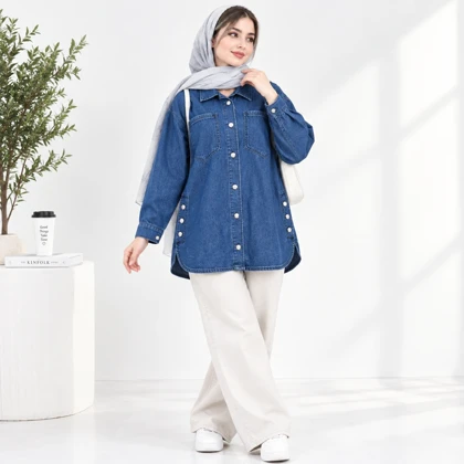 کت جین زنانه اسپرت آمیسا