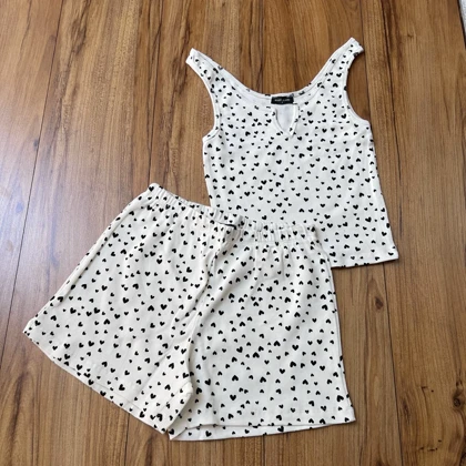 ست راحتی زنانه تاپ و شلوارک ترک River Island