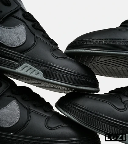 کفش کتانی مردانه و زنانه مشکی طوسی نایک NIKE AIR FORCE مدل 6426