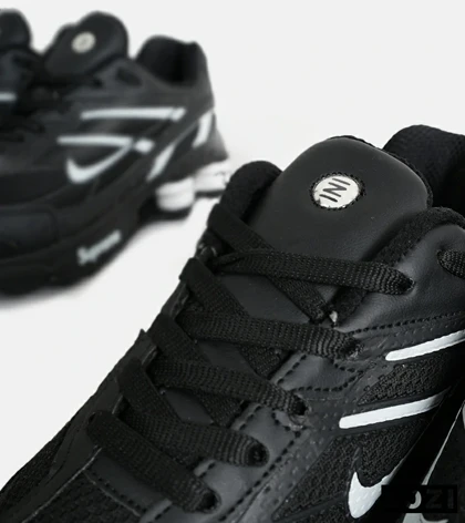 کفش کتانی مردانه مشکی سفید نایک NIKE x SUPREME shox ride 2