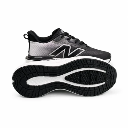 کتانی مردانه زیره بست مدل نیوبالانس مشکی طوسی New Balance
