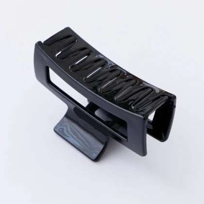 کلیپس ساده مشکی مستطیلی کد 206