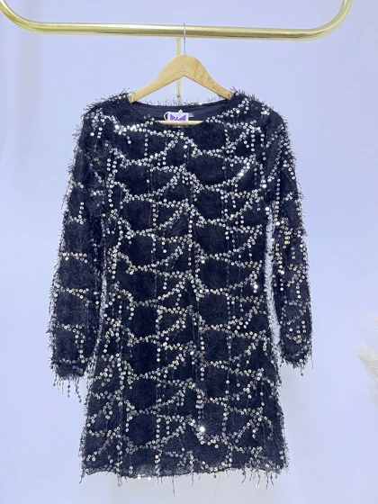 پیراهن کوتاه پولکی