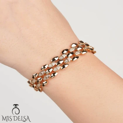 دستبند رولکس نگین‌دار ژوپینگ