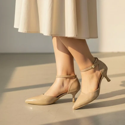 کفش مجلسی ظریف پاشنه3سانت