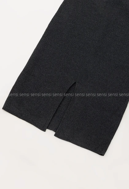 دامن بافت پشت چاک کد1004594