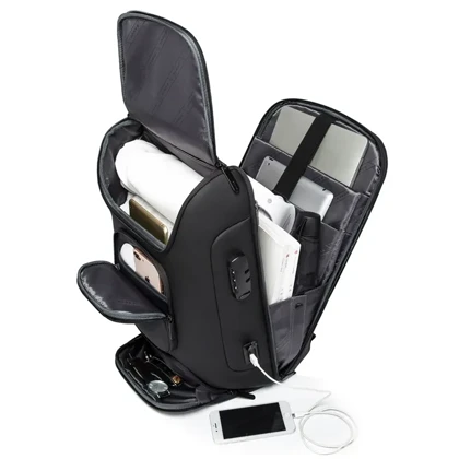 کوله پشتی اورجینال بنج مدل BANGE - BG7216 PLUS + قفل ضد سرقت