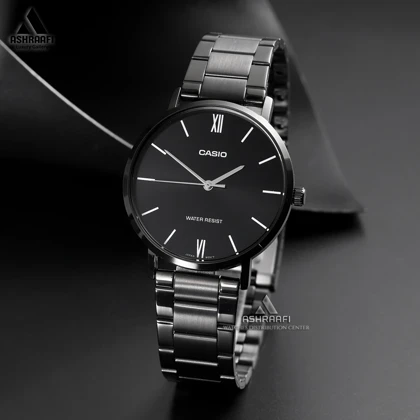 ساعت کاسیو مشکی Casio MTP-VT01B-1B