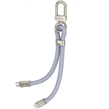 کابل تایپ سی به لایتنینگ بند مچی هوکو HOCO مدل GH5 توان 20 وات 21cm