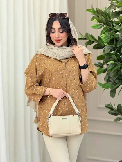شومیز آستین پاگن شبنم