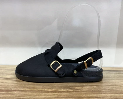 صندل پاییزه زنانه Flora- مشکی و موکا